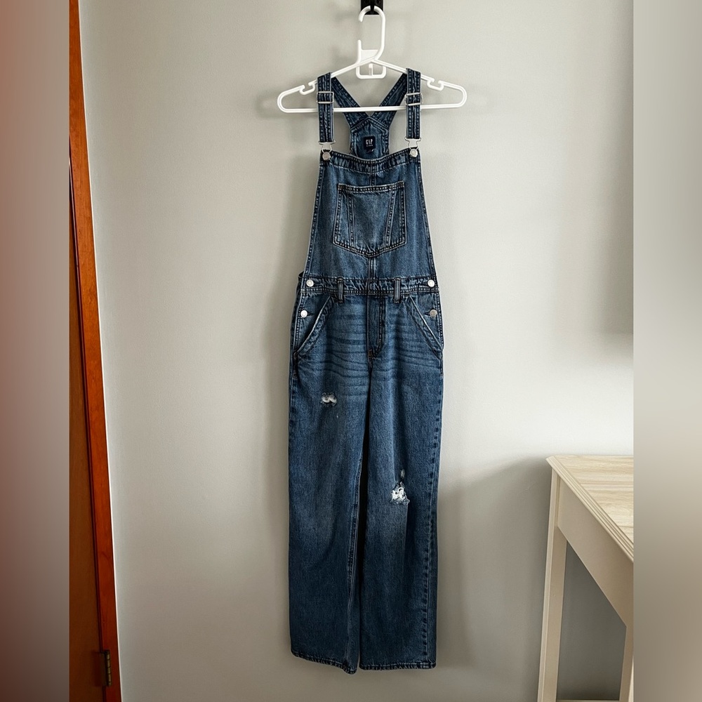 SOLD.   Gap Girls Denim Overalls